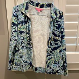 Size small Lilly Pulitzer zip up jacket